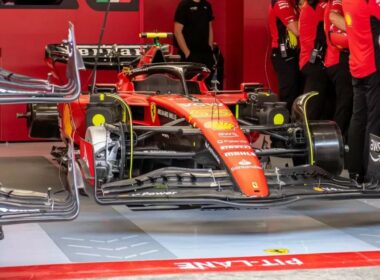 - Fotos: explicación de los nuevos pontones, piso y espejos de Ferrari