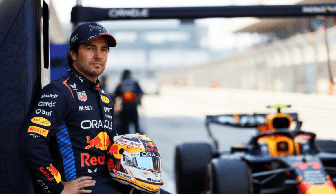Sergio Perez on the F1 circuit