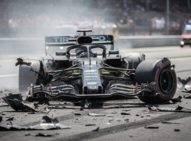 f1 world champion tragically dies in a devastating 170mph crash, with the car completely destroyed beyond recognition. a heartbreaking loss for the racing community.