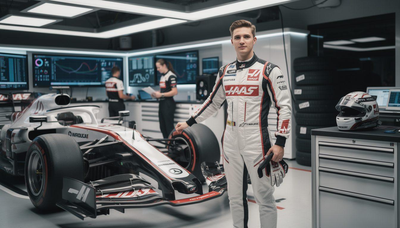 discover how haas recognizes the extraordinary talent and boundless potential of the remarkable oliver bearman in the world of racing.