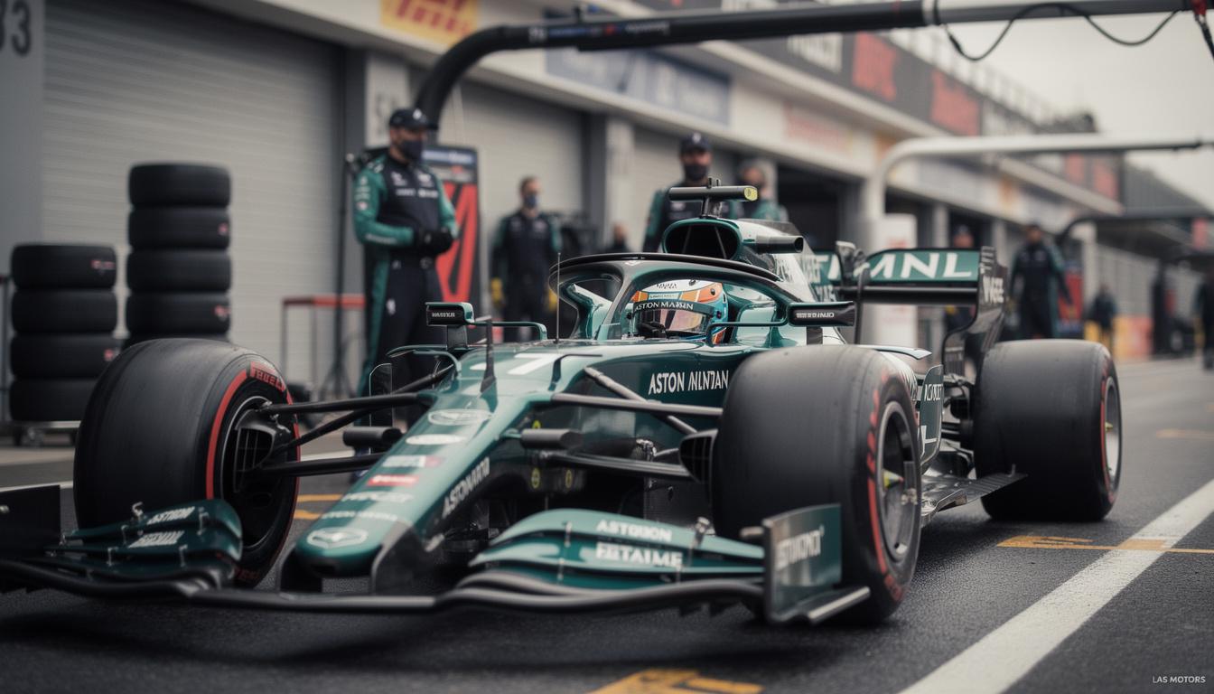 fernando alonso will start the race from the pit lane after aston martin implements major modifications, impacting his race strategy and performance.