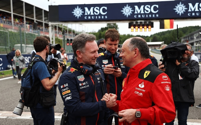 Ferrari makes statement as rumours swirl around Fred Vasseur and Christian Horner